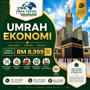 Pakej Umrah Disember 2026 - EKONOMI